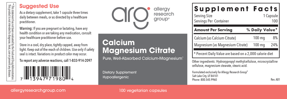 Calcium/Magnesium Citrate