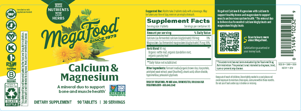 Calcium & Magnesium
