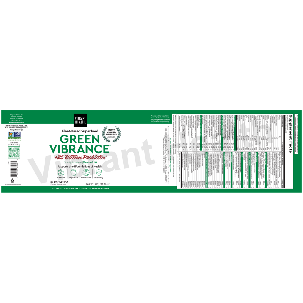 Green Vibrance +25 Billion Probiotics
