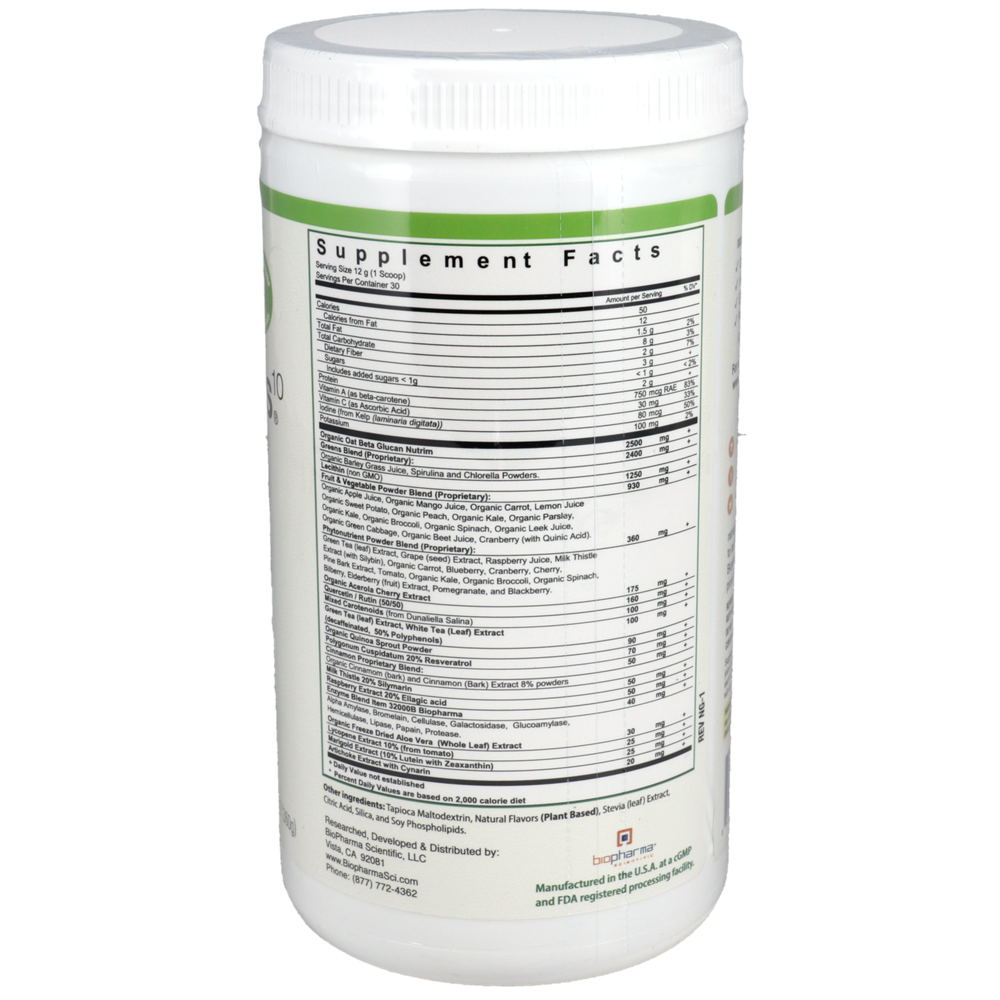 NanoGreens10 Green Apple