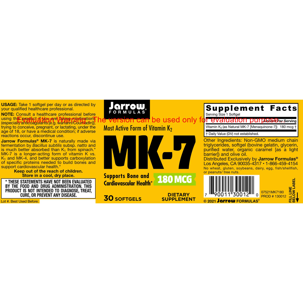 MK-7 180mcg