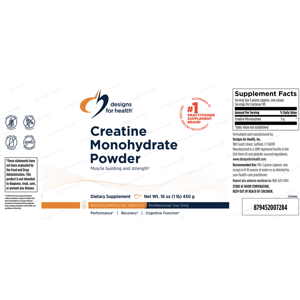 Creatine Monohydrate Powder, Unflavored