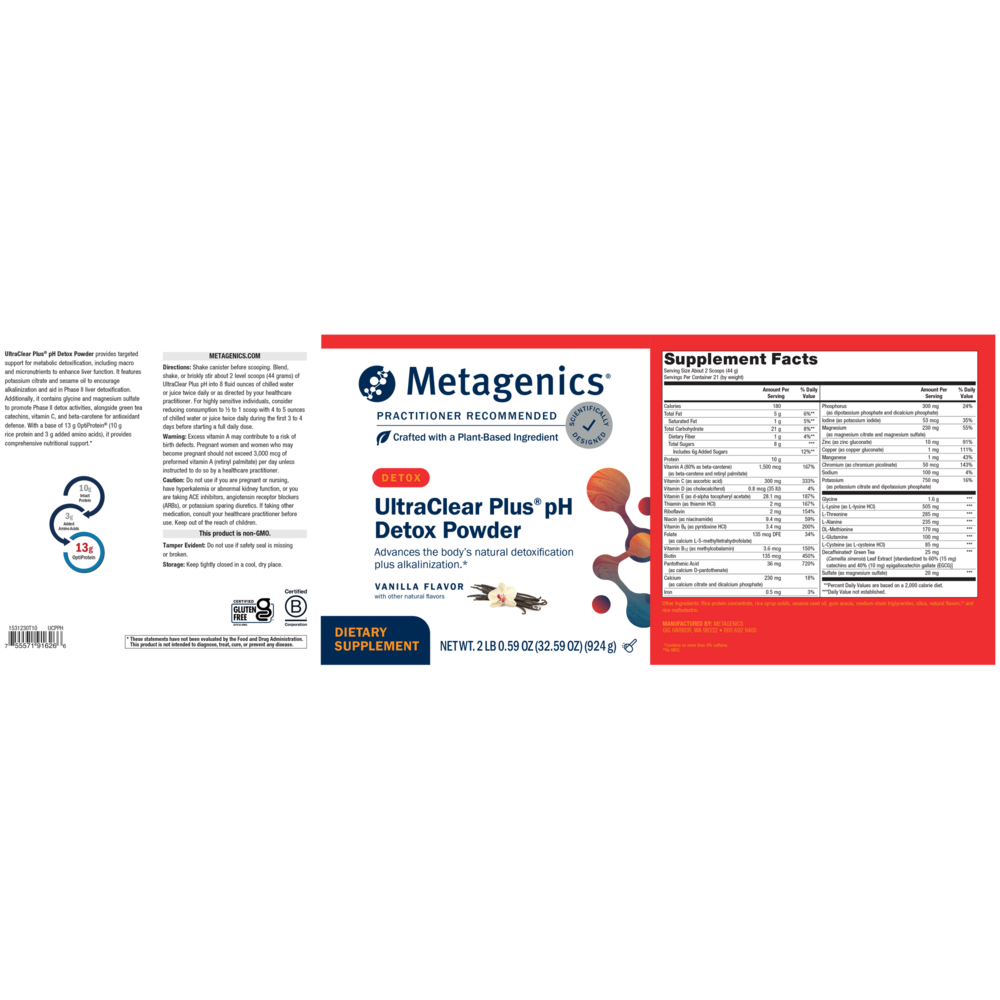 UltraClear Plus® pH Detox Vanilla