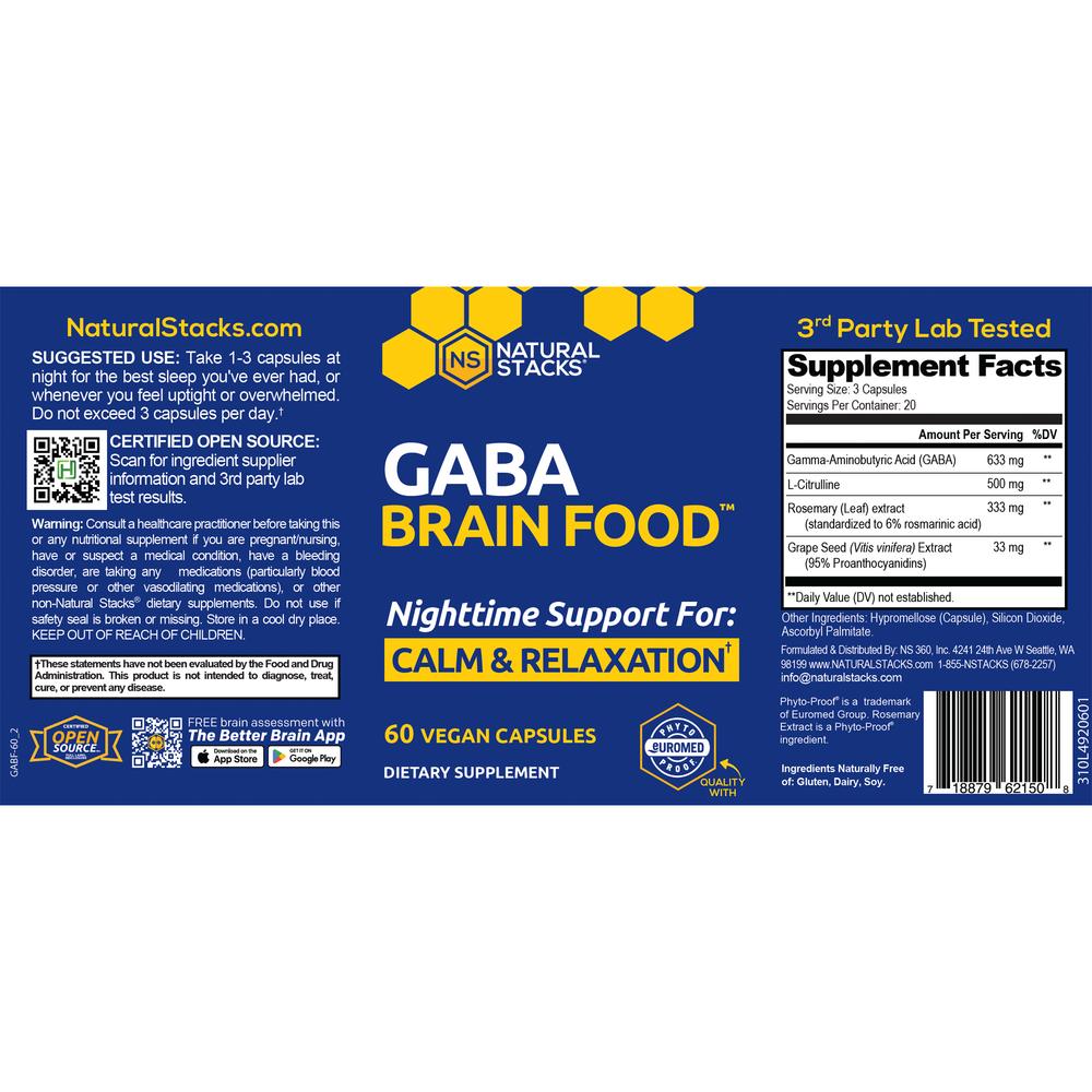 Gaba Brain Food