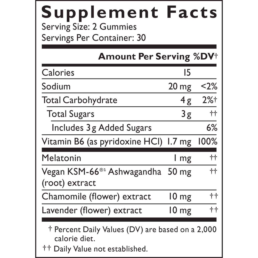 Rescue Plus® Sleep & Stress Support Gummy, Blueberry