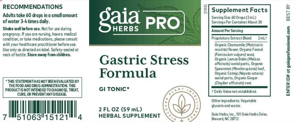 Gastric Stress Formula