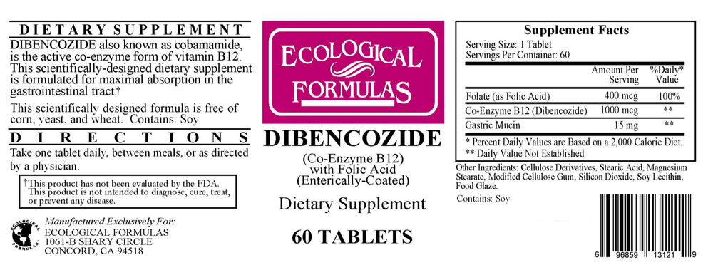 Dibencozide (B12 Coenzyme/Folic Acid)