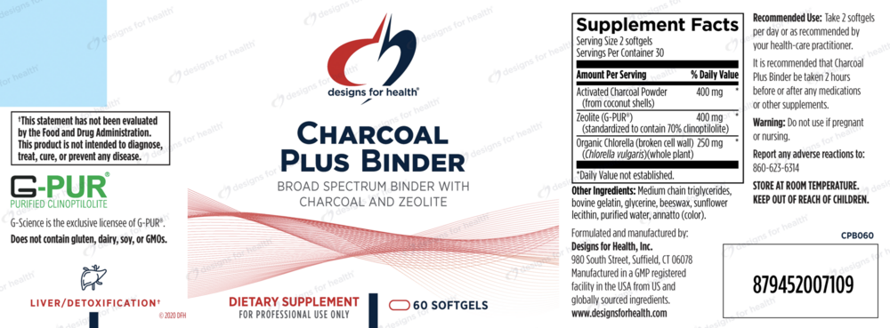 Charcoal Plus Binder (California Only)
