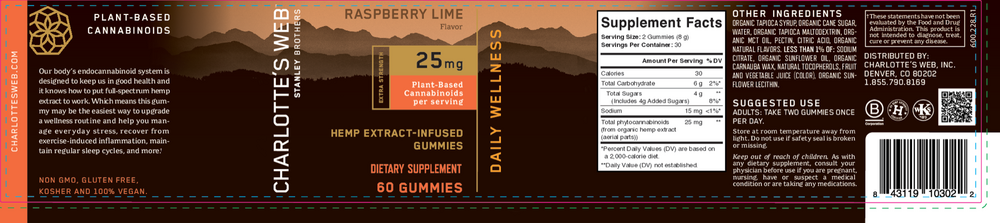 Daily Wellness 25mg Gummy