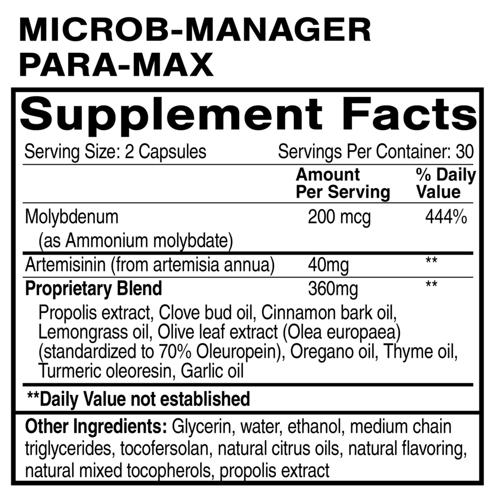 Microb-Manager Para-Max