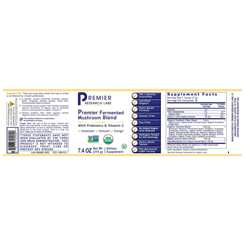 Premier Fermented Mushroom