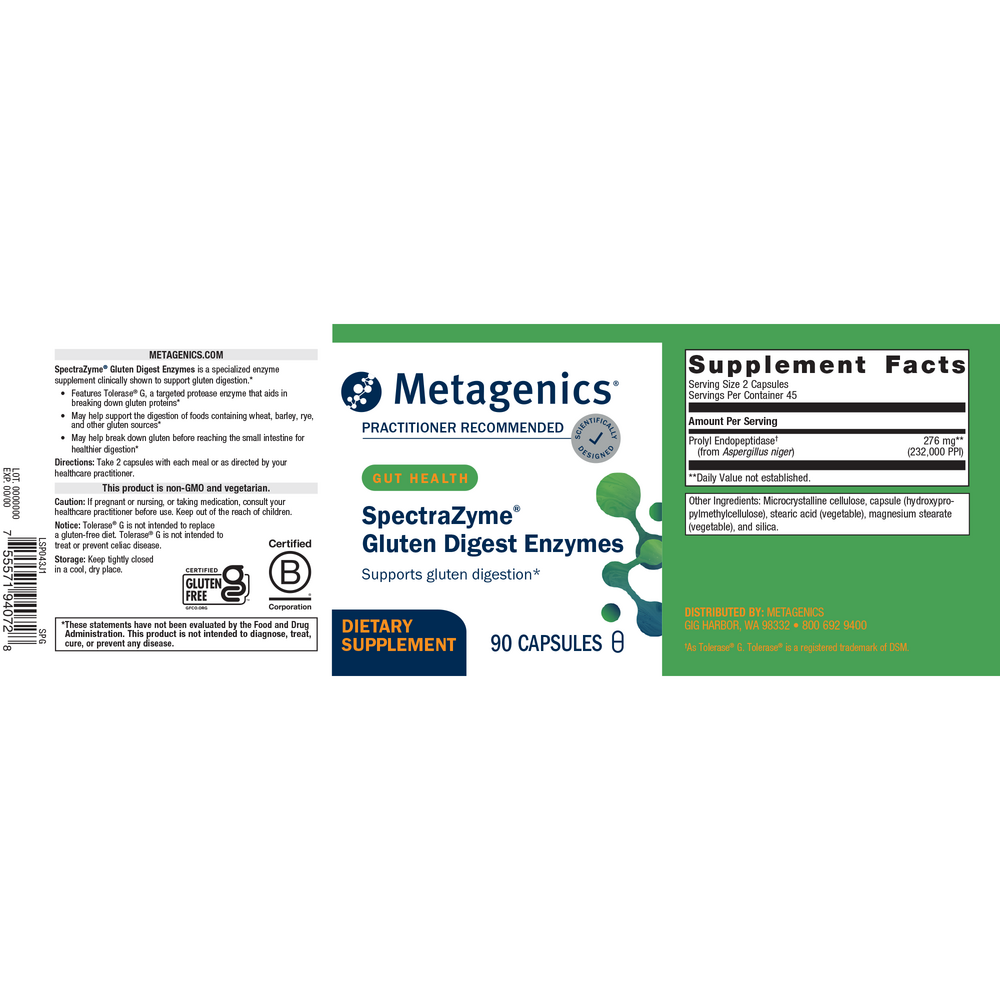 SpectraZyme® Gluten Digest