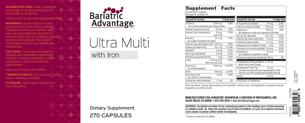 Ultra Multi Formula with Iron
