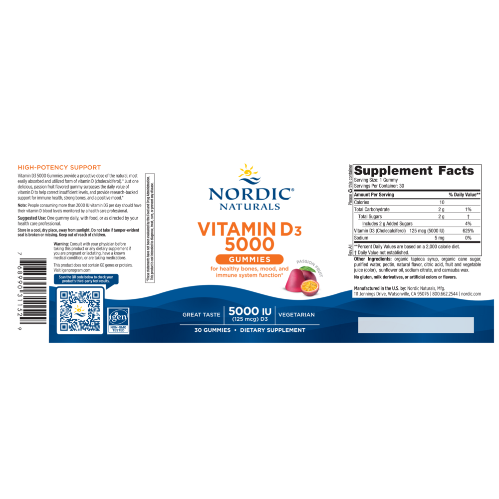 Vitamin D3 5000 Gummies