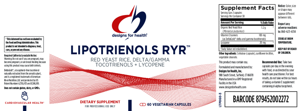 Lipotrienols RYR™ (California Only)