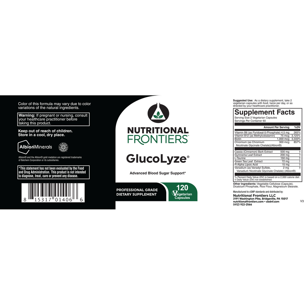 GlucoLyze (California Only)