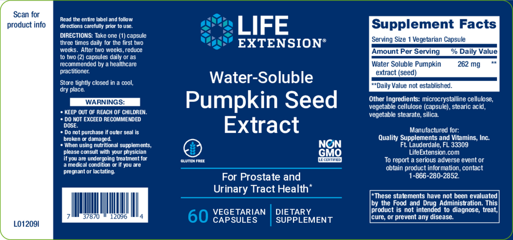 Water-Soluble Pumpkin Seed Extract