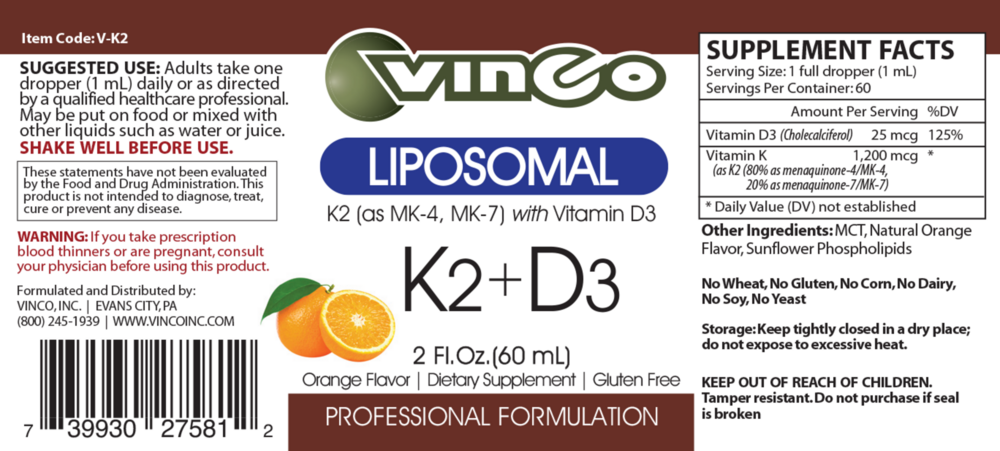 K2+D3 (Liposomal)
