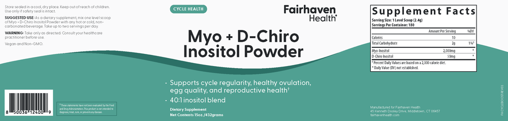 Myo + D-Chiro Inositol 40:1 Powder