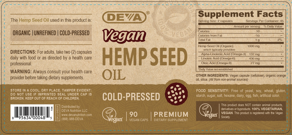 Vegan Hemp Oil