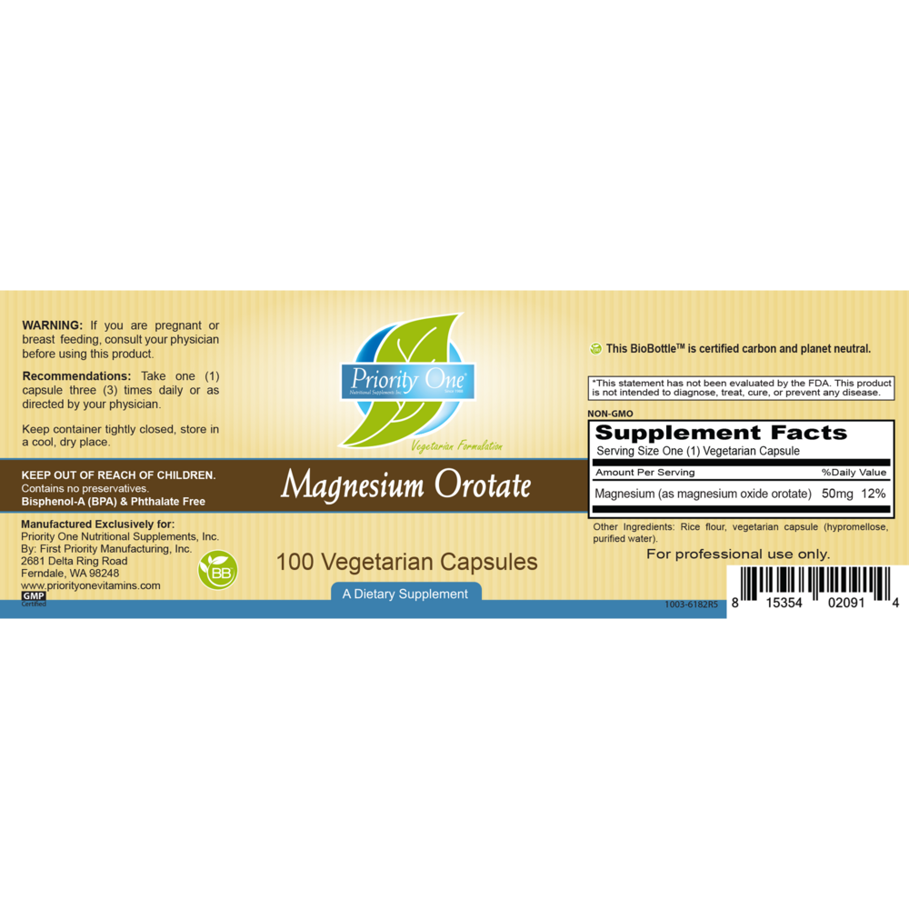 Magnesium Orotate 50mg