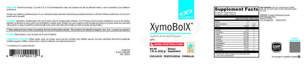 XymoBolX Fruit Punch flavor