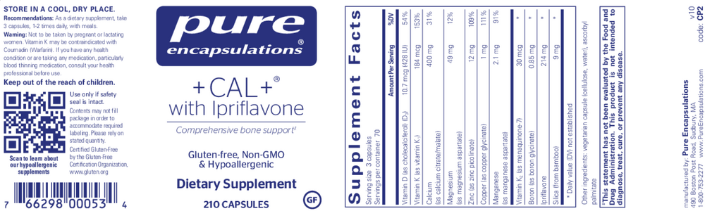+CAL+ With Ipriflavone