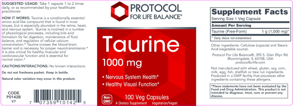 Taurine 1000mg