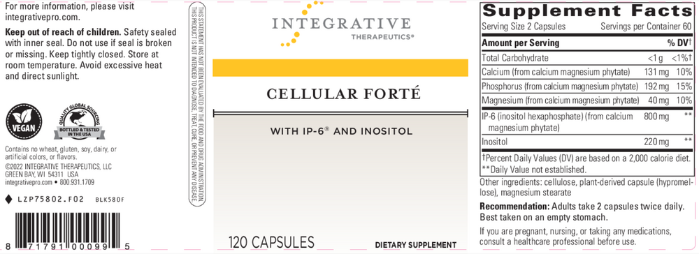 Cellular Forte w/IP-6 and inositol