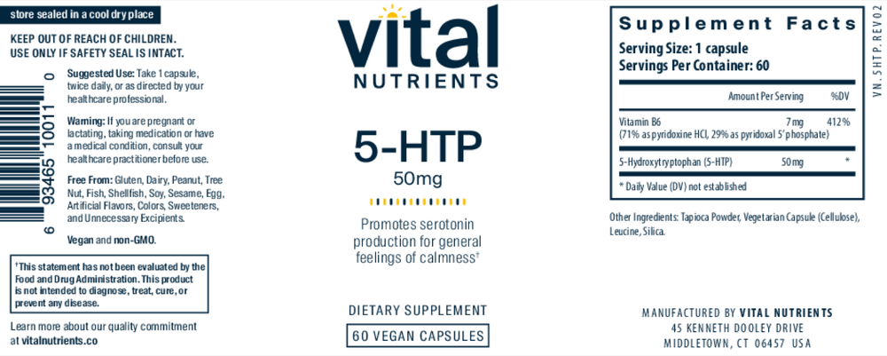 5-HTP 50mg