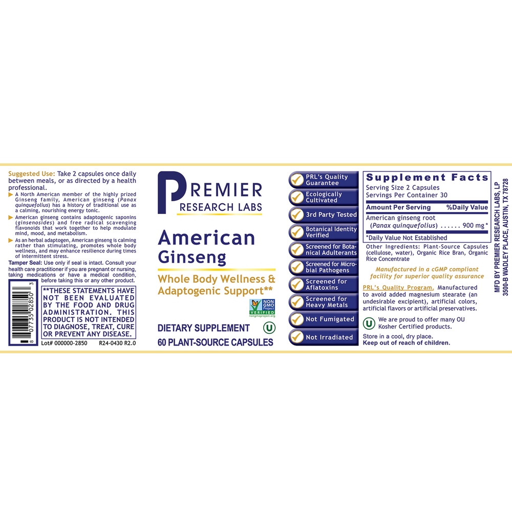 Premier American Ginseng