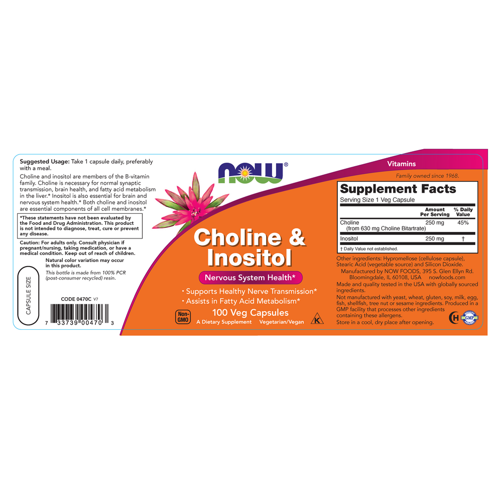 Choline & Inositol 500mg