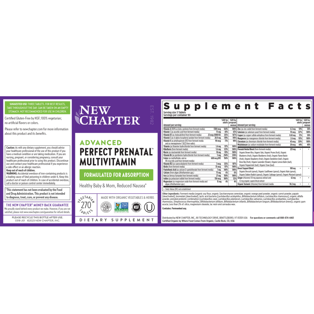Perfect Prenatal Multivitamin