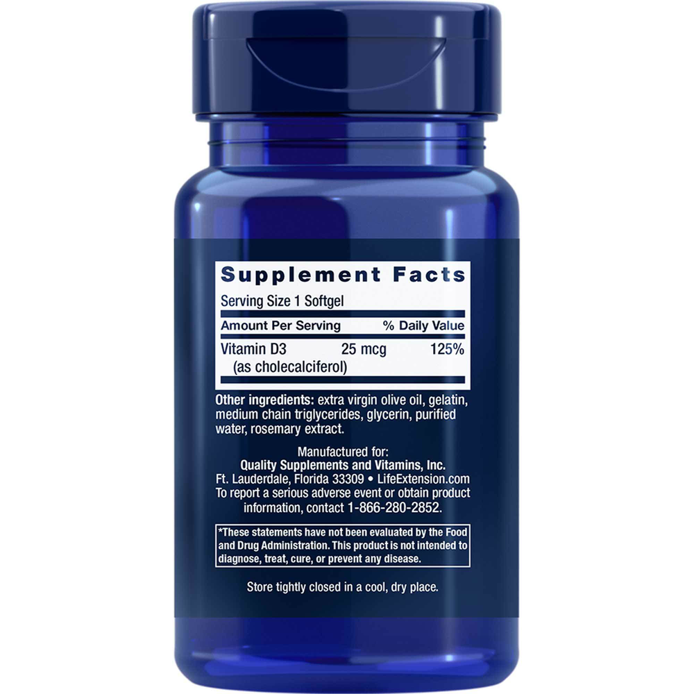 Vitamin D3 1,000IU