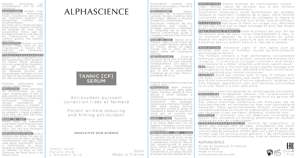 TANNIC CF SERUM