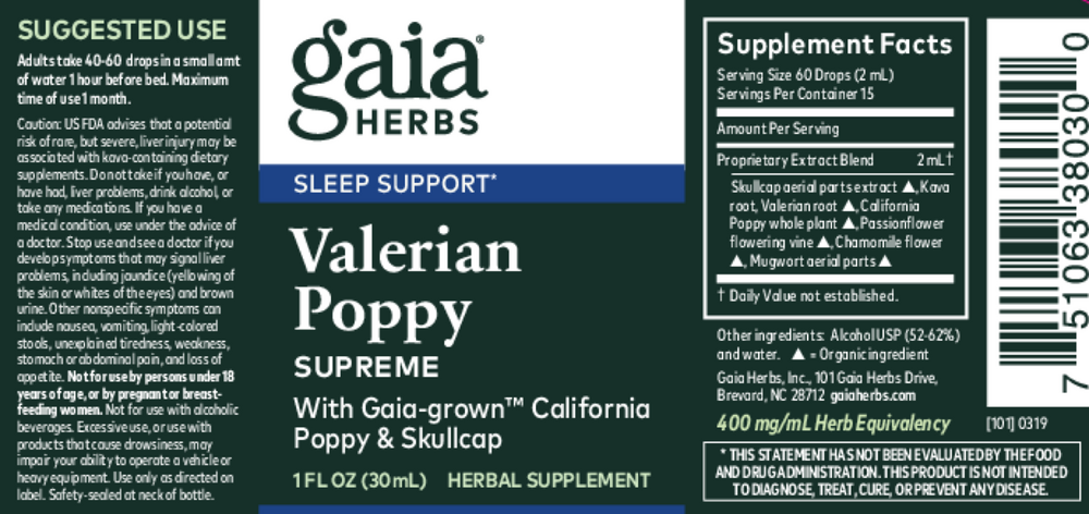 Valerian Poppy Supreme