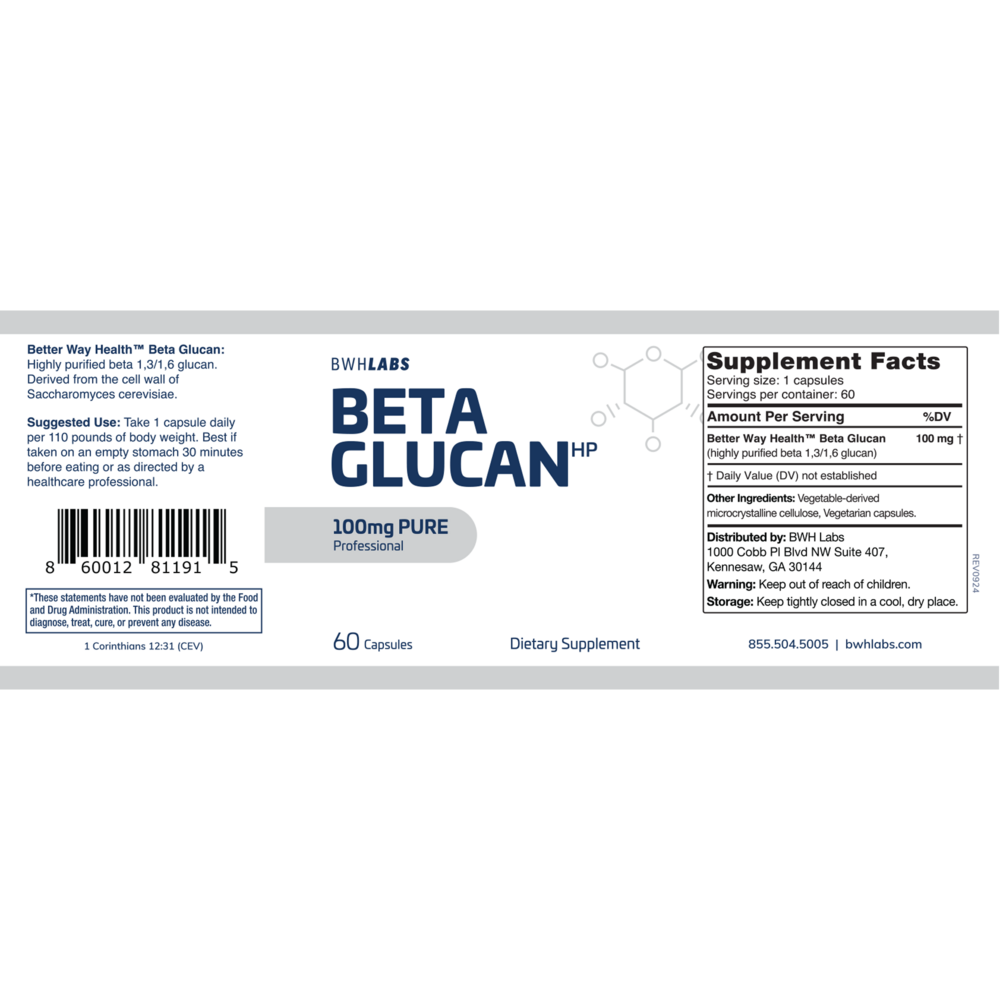 Beta Glucan 100mg