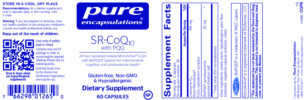SR-CoQ10 w/PQQ