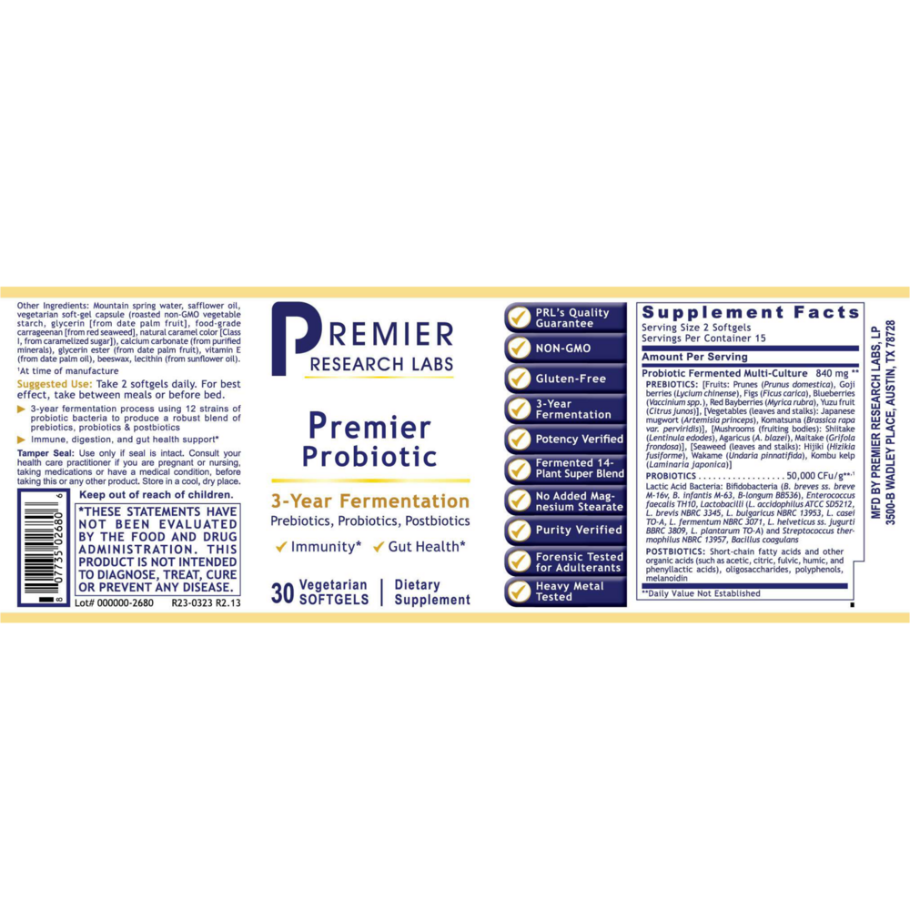 Premier Probiotic Caps