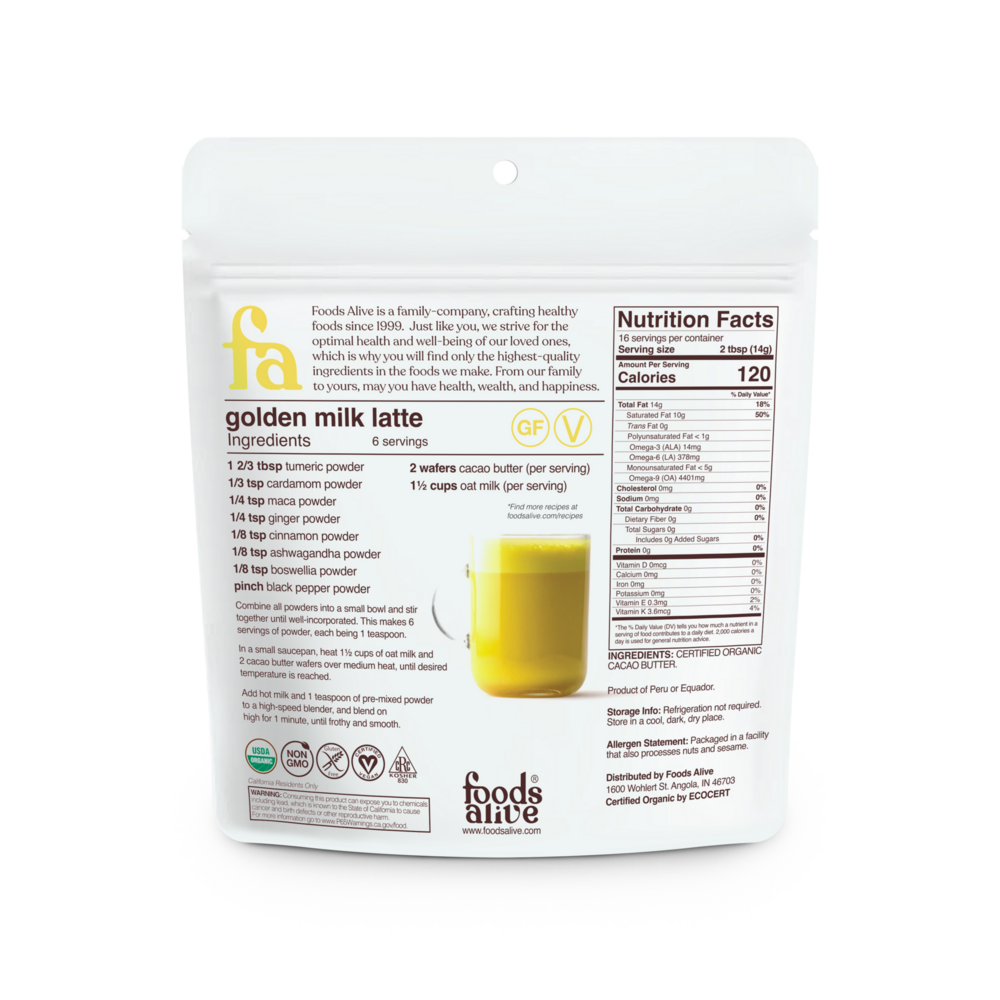 Cacao Butter Wafers Organic