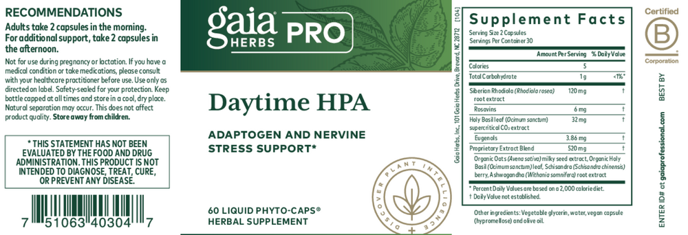 Daytime HPA (formerly HPA AXIS: Daytime Maintenance)