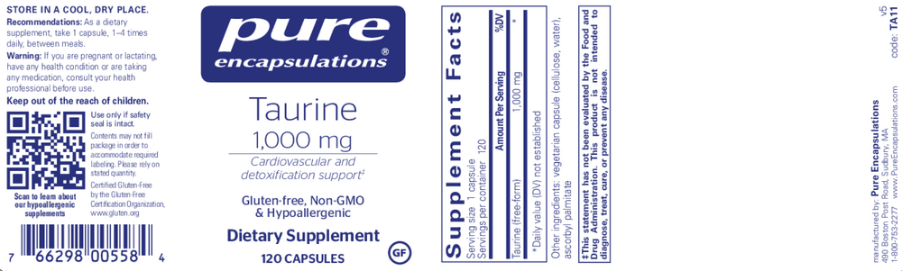 Taurine 1000mg