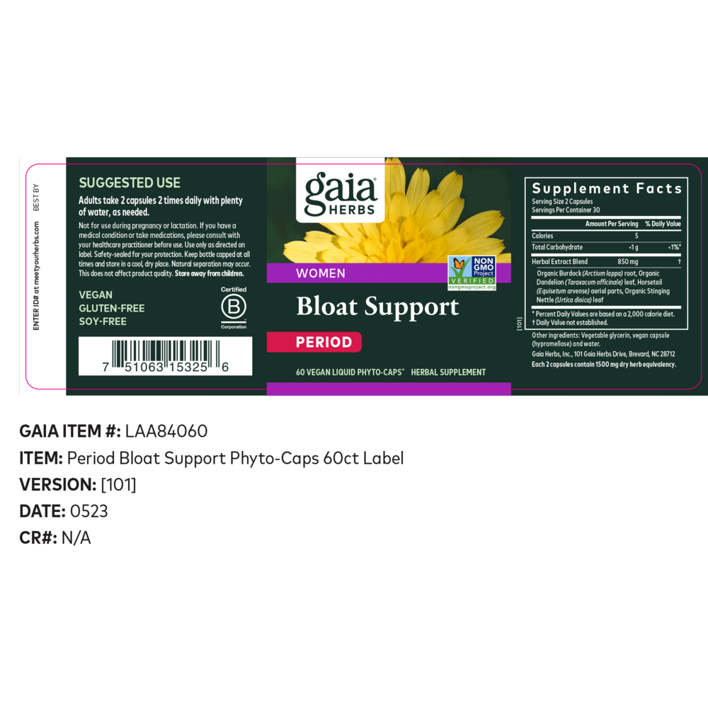 Bloat Support Period