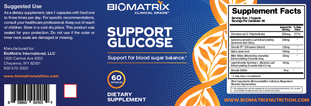 Support Glucose