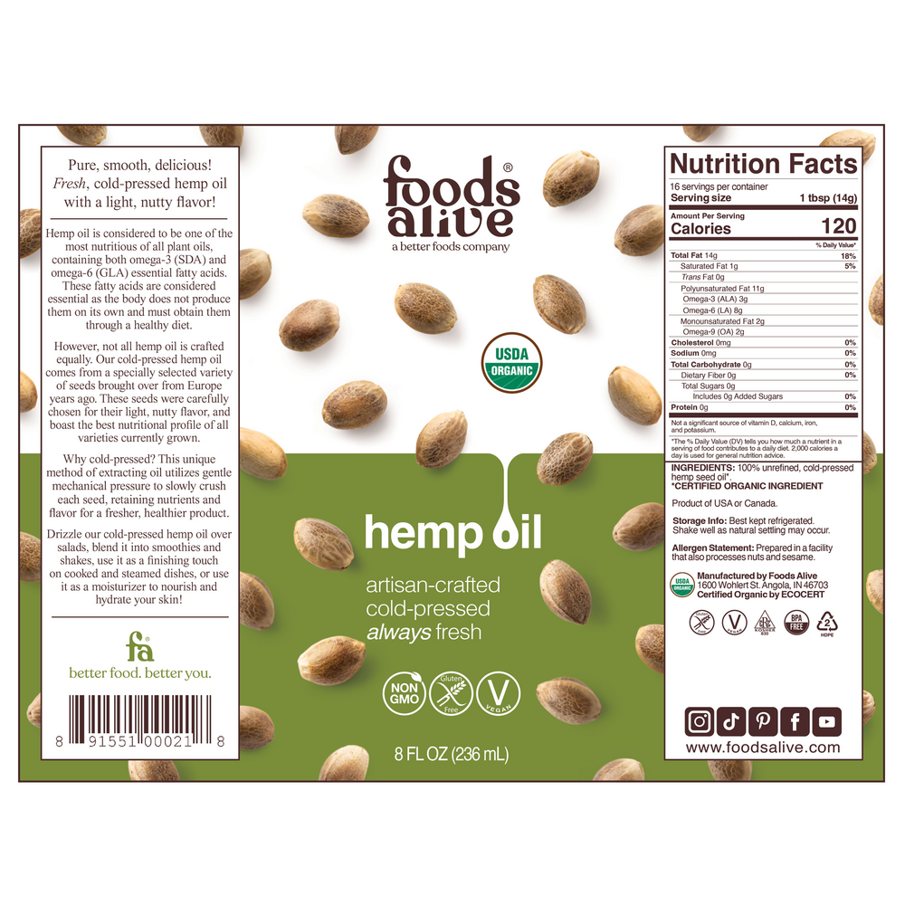 Hemp Oil Organic