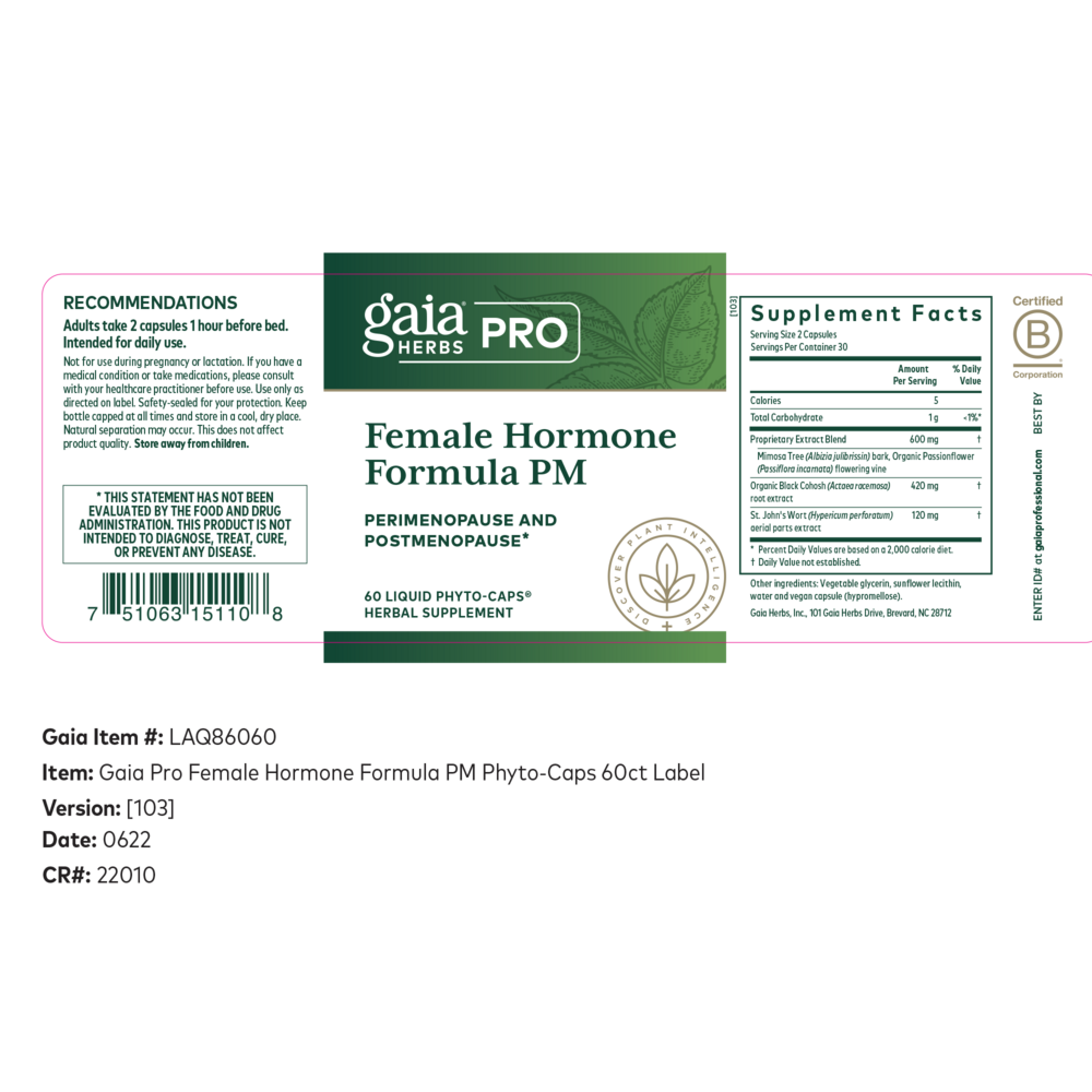 Female Hormone Support PM