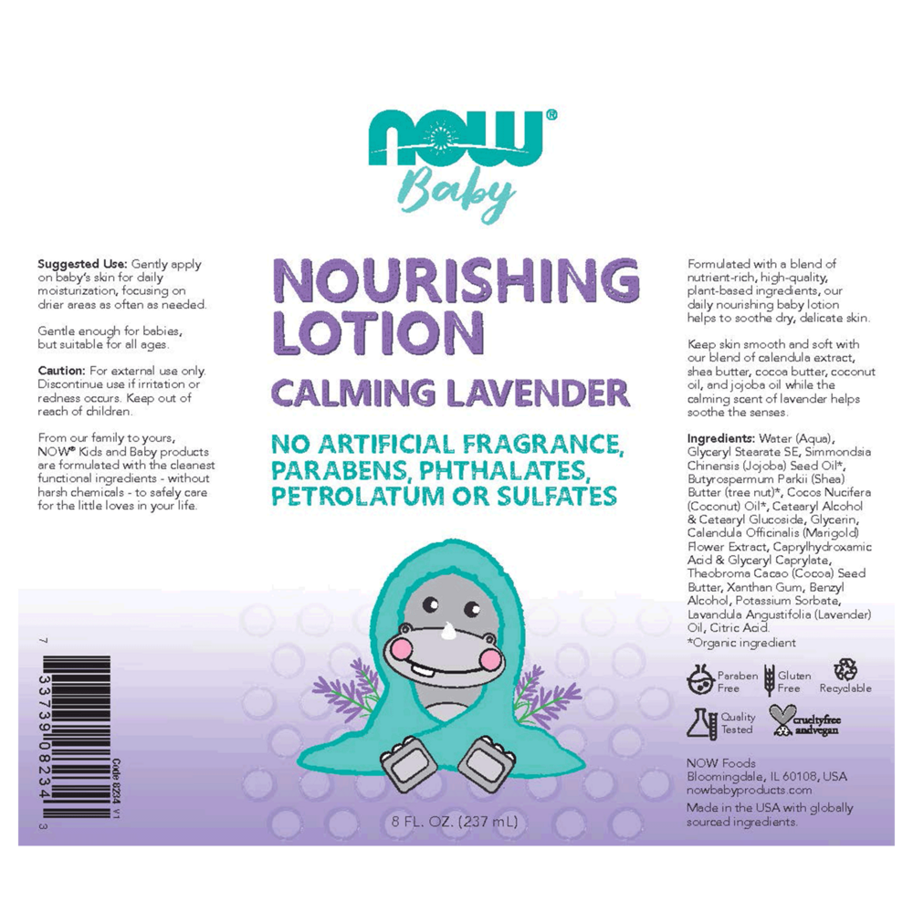 Nourishing Baby Lotion, Calming Lavender