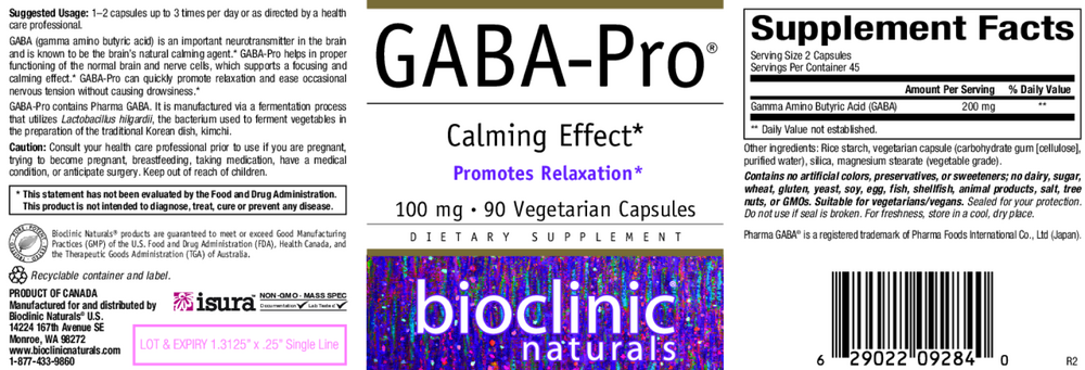 GABA-Pro Calming Effect