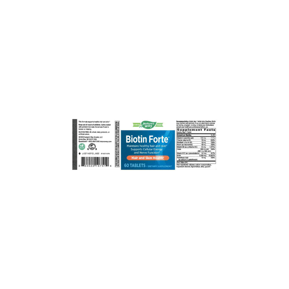 Biotin Forte® 5mg without Zinc