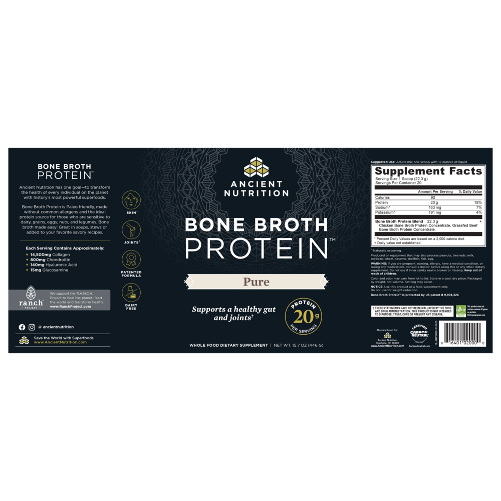Bone Broth Protein - Pure